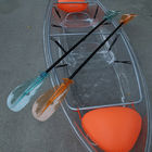 Lagos cristalinos 1 canoe de la persona/kajak dar salida a plásticos del río con los pedales/los asientos