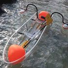 Canoa de la búsqueda del agua del policarbonato, barcos ligeros del deporte del lago con las paletas