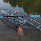 Canoa transparente del lago ligero con la certificación equilibrada del SGS del soporte