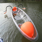Barco plástico para dos personas claro, capacidad de peso 180KG kajak del océano de 10 pies