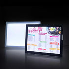 Gráficos de la caja de luz del borde del silicón, caja de luz Frameless de la feria profesional del soporte del piso del 10ft
