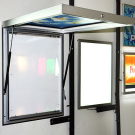 La luz delantera de acrílico de la caja retroiluminada interior/al aire libre de la muestra modificó forma para requisitos particulares