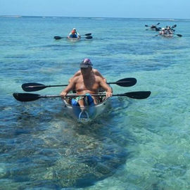 barco de pesca del hombre del plástico 2 de la PC de 6m m, canoa durable de la pesca en mar con los pedales del pie