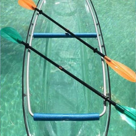 Kajak del plástico transparente del 100% para el deporte/el establo de visita turístico de excursión del peso 21.5kg